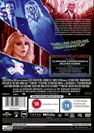 Last Night in Soho - Edgar Wright [DVD]