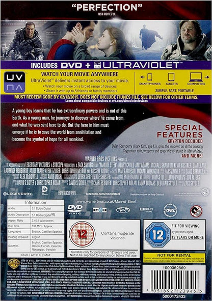 Man of Steel - Zack Snyder [DVD]