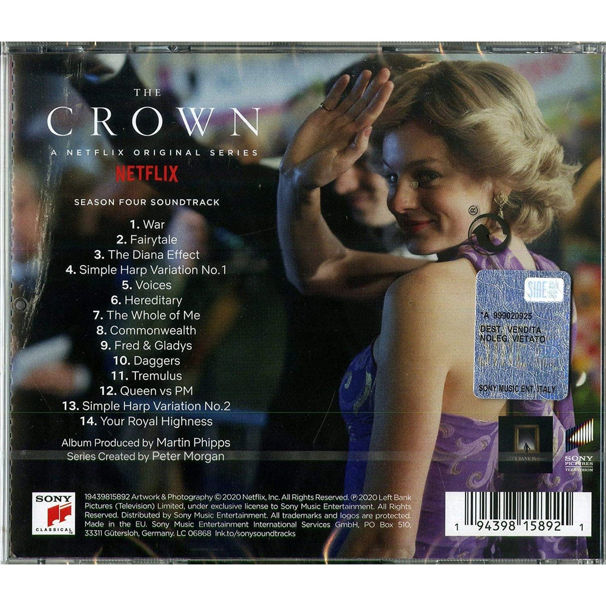 The Crown: Season Four Soundtrack - Martin Phipps [CD]