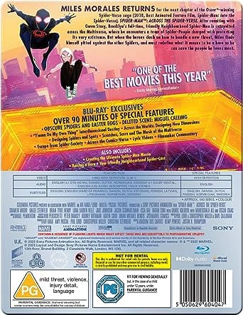 Spider-Man: Across the Spider-verse (Steelbook) - Joaquim Dos Santos [Blu-Ray]