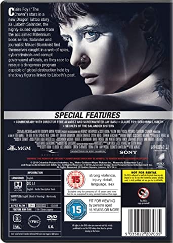 The Girl in the Spider's Web - Fede Alvarez [DVD]