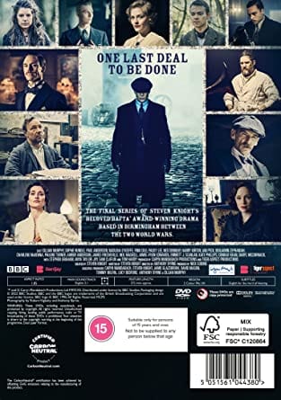 Peaky Blinders: Series 6 - Steven Knight [DVD]