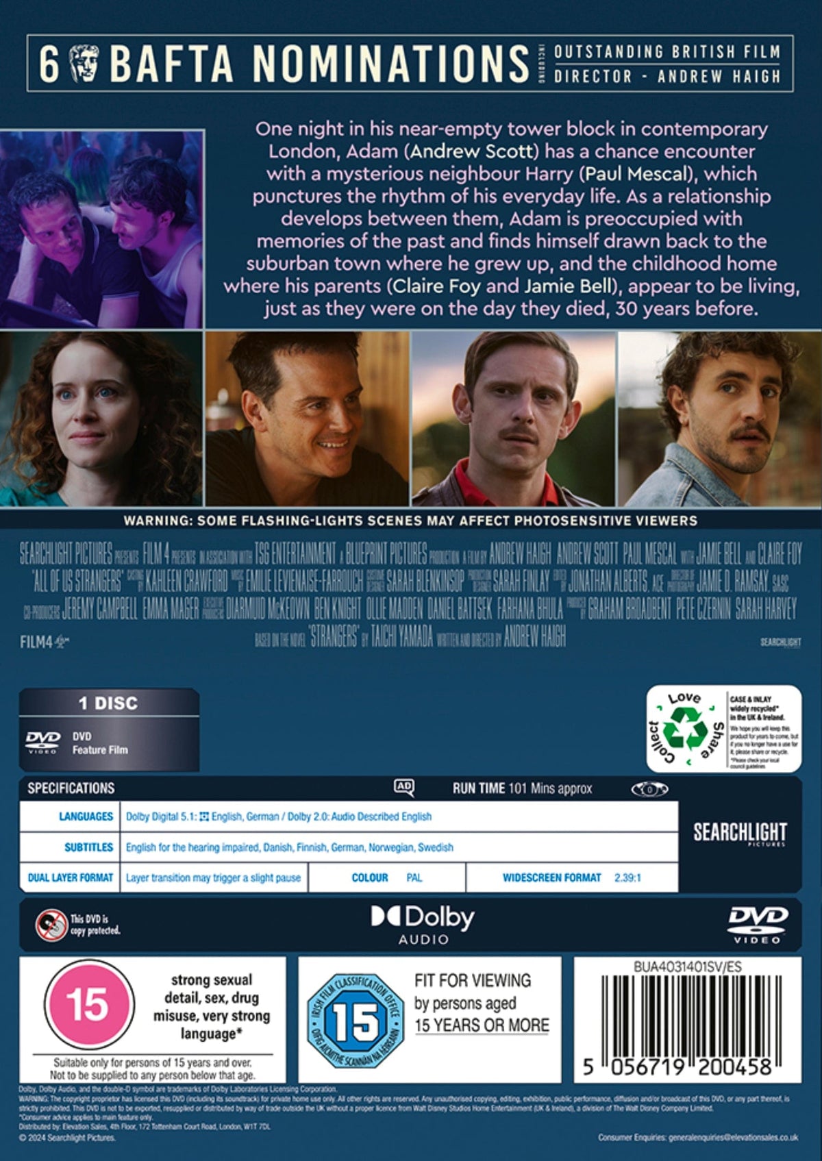 All Of Us Strangers - Andrew Haigh [DVD]