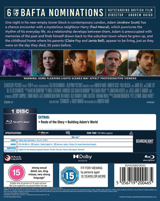 All Of Us Strangers - Andrew Haigh [Blu-Ray]