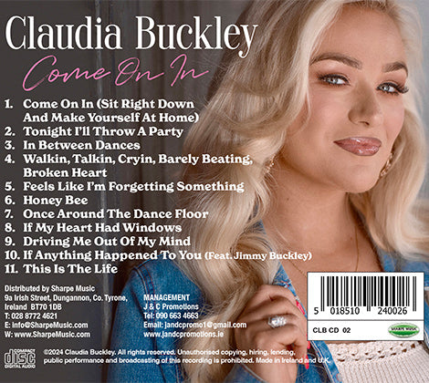 Come On In - Claudia Buckley [CD]