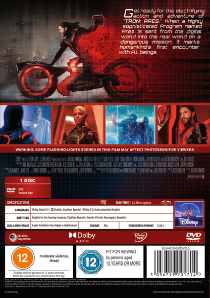 Tron: Ares - Joachim Ronning [DVD]