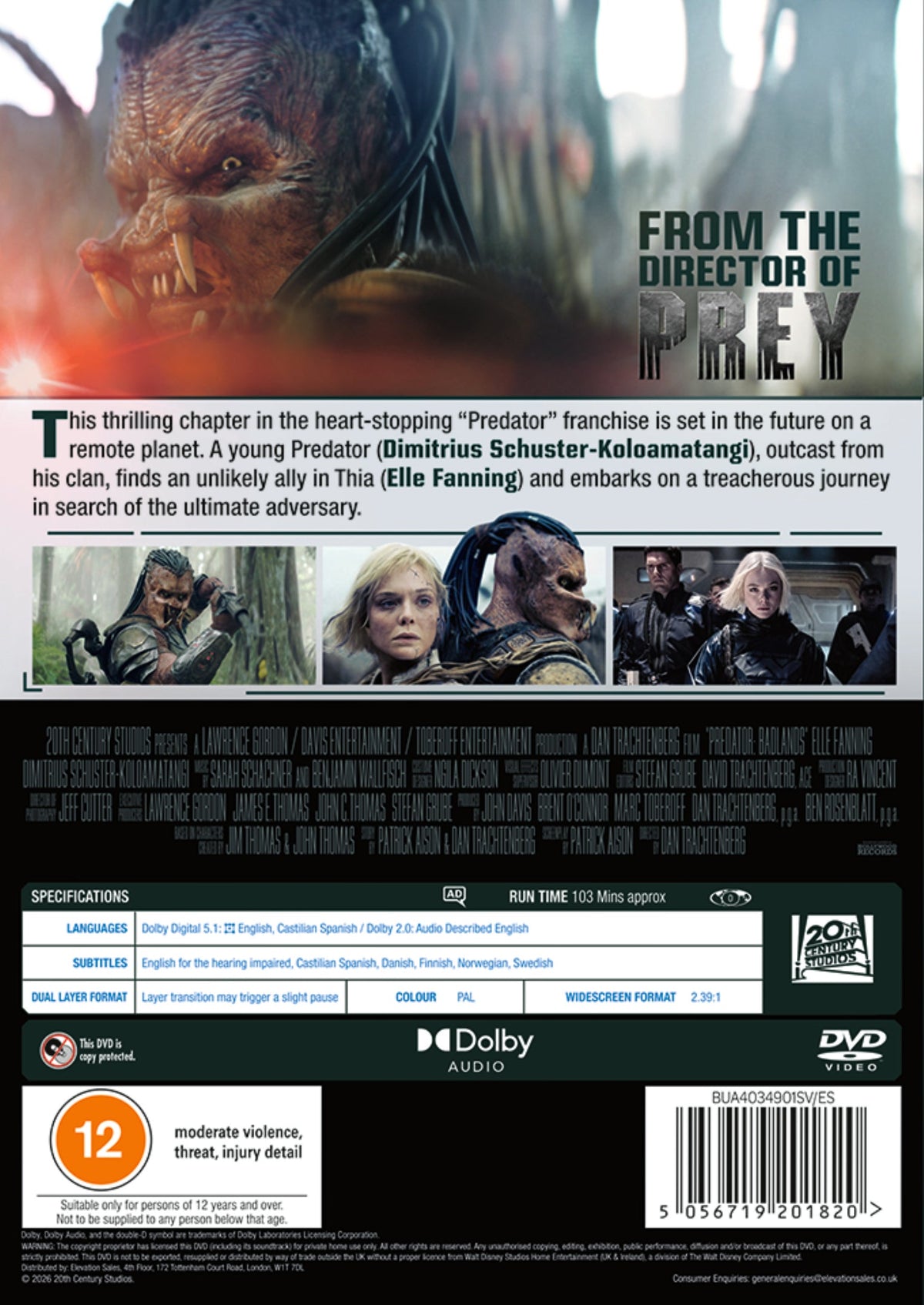 Predator: Badlands - Dan Trachtenberg [DVD]