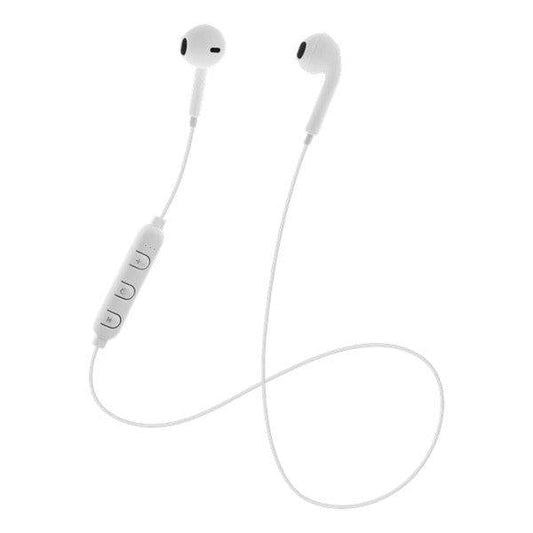 STREETZ Semi-in-ear BT Earphones with microphone and control buttons, optimal fit, White [Accessories]
