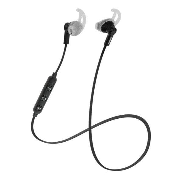 STREETZ Stay-in-ear BT Earphones with microphone and control buttons, Black [Accessories]