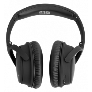 STREETZ HL-BT404 - Bluetooth Noise-Cancelling Headphones, Microphone, Control Buttons, Black [Accessories]
