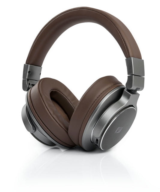 Muse Bluetooth headphone, Hands free, 30h battery, Adjustable and foldable headband - Brown [Accessories]