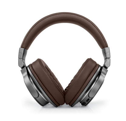 Muse Bluetooth headphone, Hands free, 30h battery, Adjustable and foldable headband - Brown [Accessories]