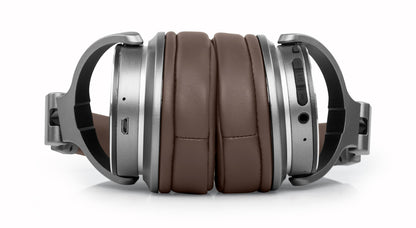 Muse Bluetooth headphone, Hands free, 30h battery, Adjustable and foldable headband - Brown [Accessories]