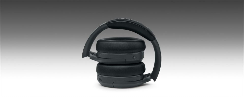 Muse Portable or Wired BT Headphone, Active noise reduction - Black [Accessories]