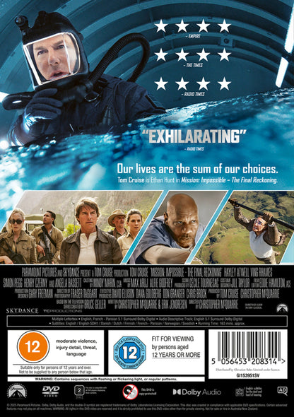 Mission: Impossible - The Final Reckoning - Christopher McQuarrie [DVD]