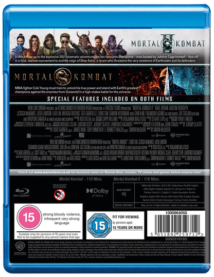Mortal Kombat: 2-film Collection - Simon McQuoid [BLU-RAY]