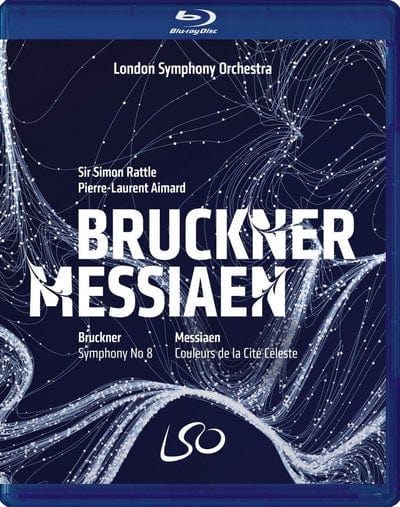 Bruckner/Messiaen: Symphony No. 8/Couleurs De La Cité Céleste - Simon Rattle [BLU-RAY]