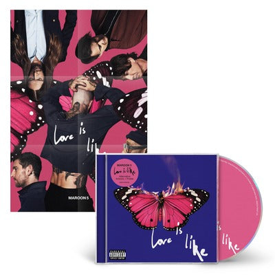 Love Is Like (Golden Discs Exclusive CD + Poster) - Maroon 5 [CD]