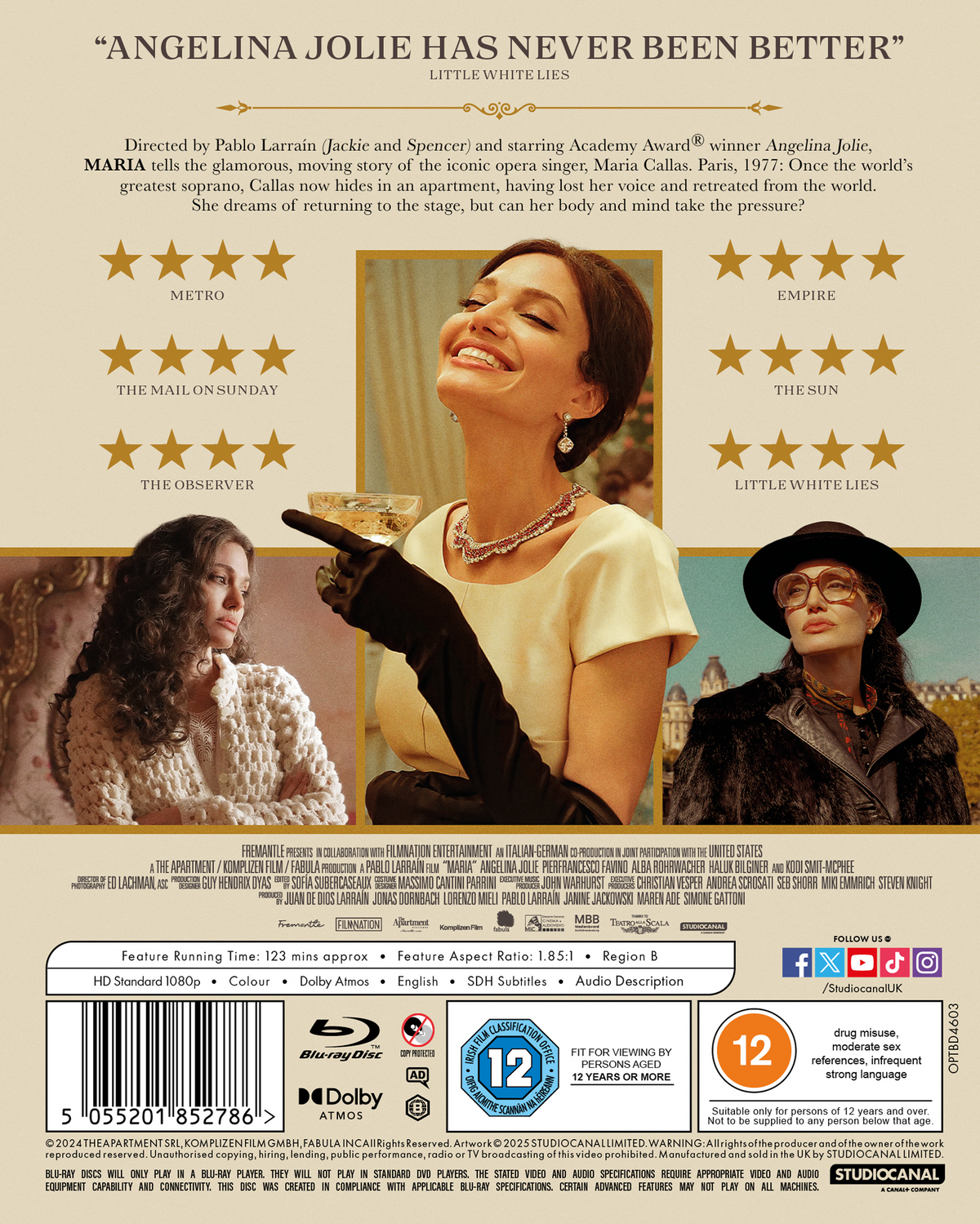 Maria - Pablo Larraín [BLU-RAY]
