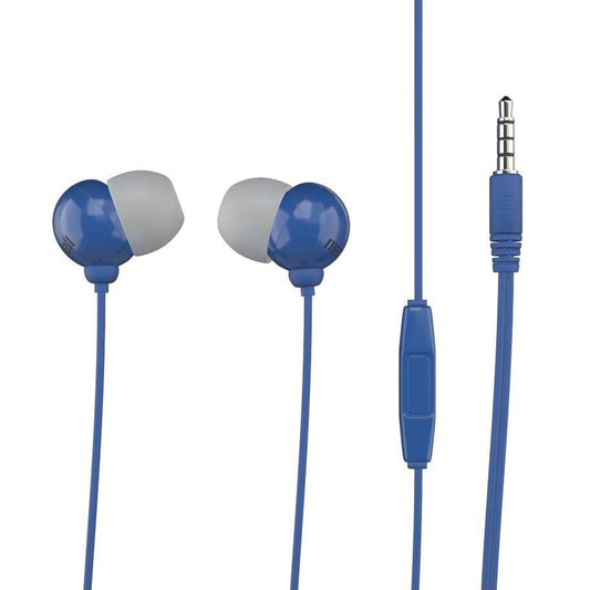 Maxell Plugz + mic Earphone - Blue [Accessories]