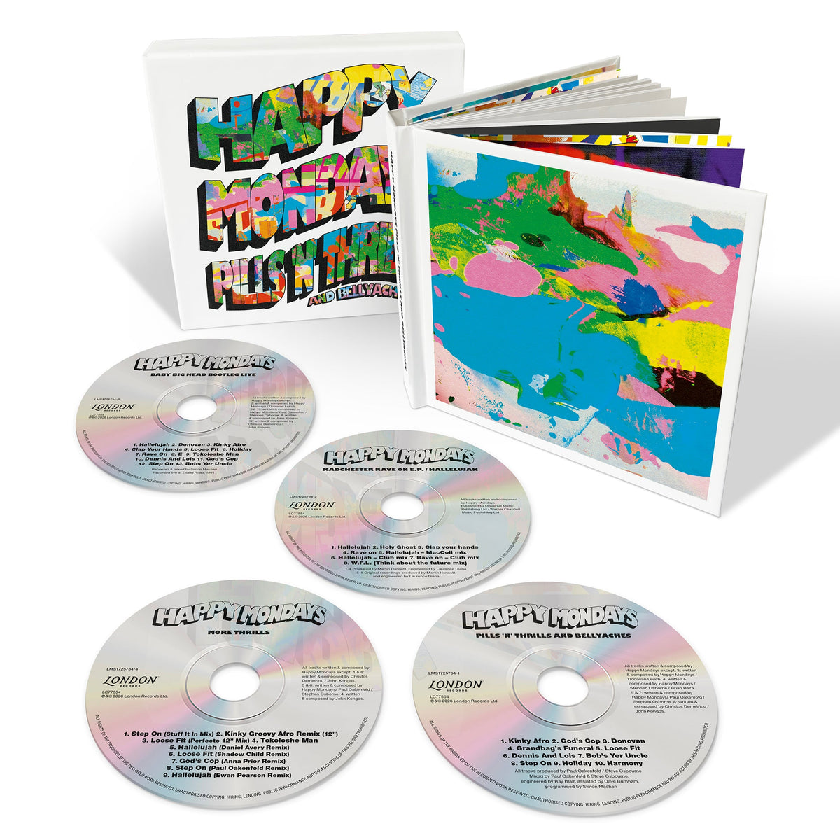 Pills 'N' Thrills and Bellyaches (4CD Boxset) - Happy Mondays [CD]