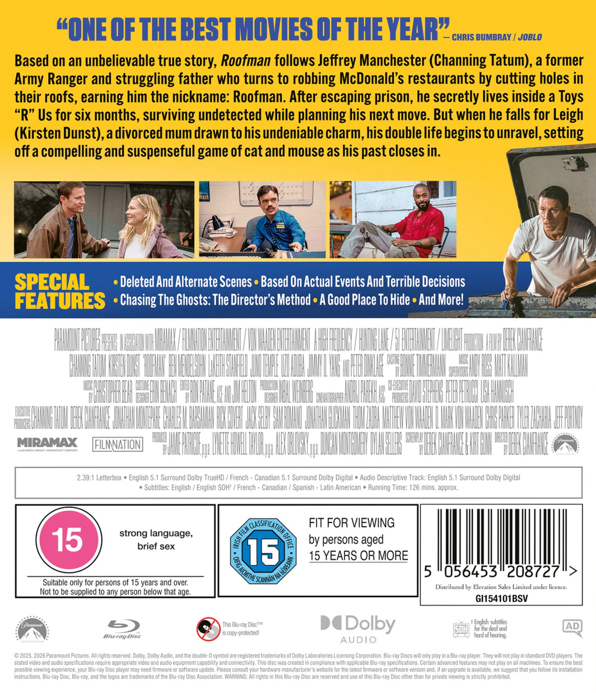 Roofman - Derek Cianfrance [BLU-RAY]