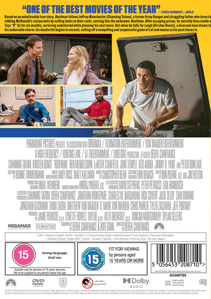 Roofman - Derek Cianfrance [DVD]