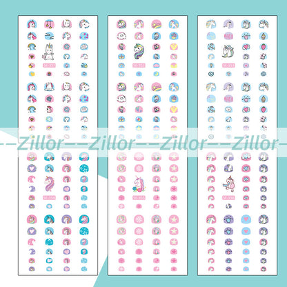 6 pieces SE Unicorn nail stickers by zillor