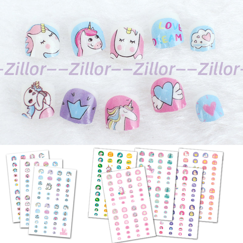 6 pieces SE Unicorn nail stickers by zillor