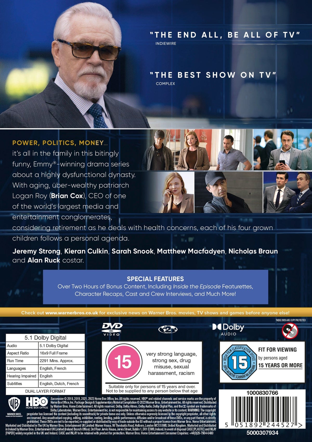 Succession: Seasons 1-4 - Jeremy Strong [DVD]