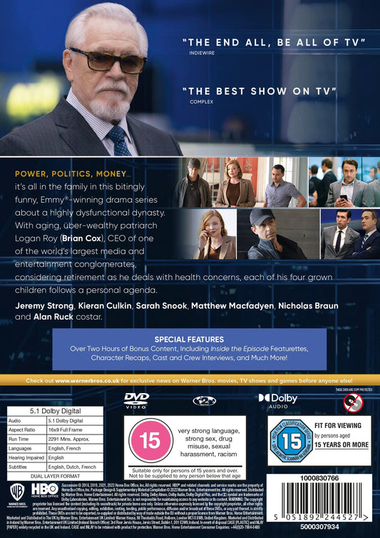 Succession: Seasons 1-4 - Jeremy Strong [DVD]