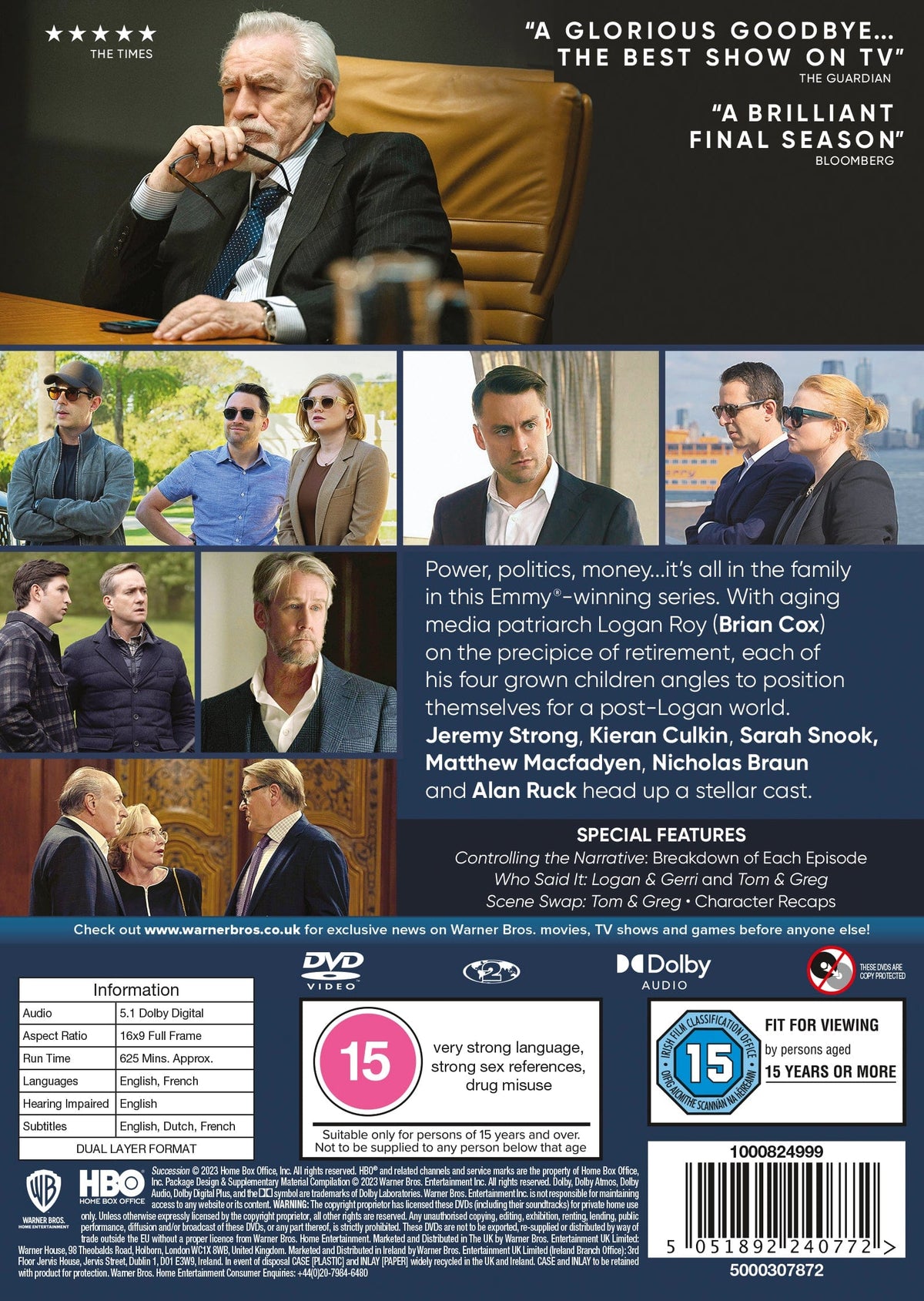 Succession: Season Four - Jesse Armstrong [DVD]