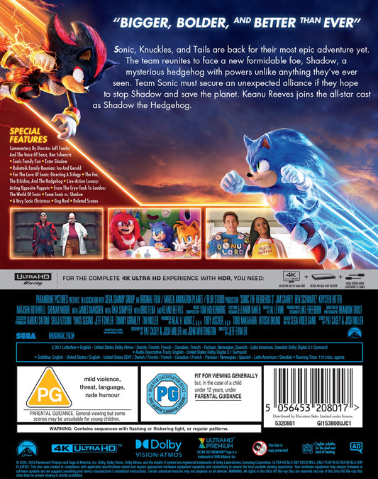 Sonic the Hedgehog 3 - Jeff Fowler [4K UHD]