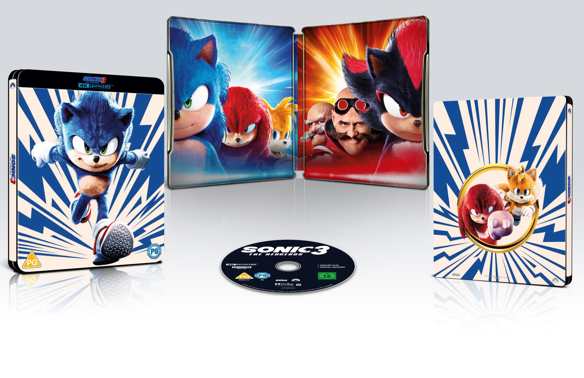Sonic the Hedgehog 3 (Blue Steelbook Edition) - Jeff Fowler [4K UHD]