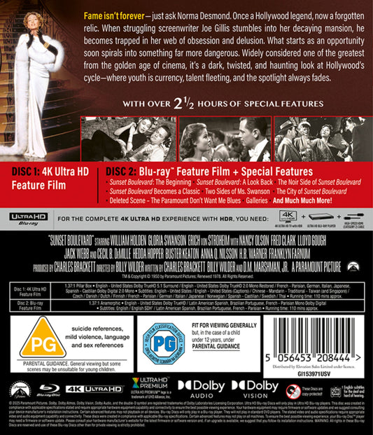 Sunset Boulevard - Billy Wilder [4K UHD]