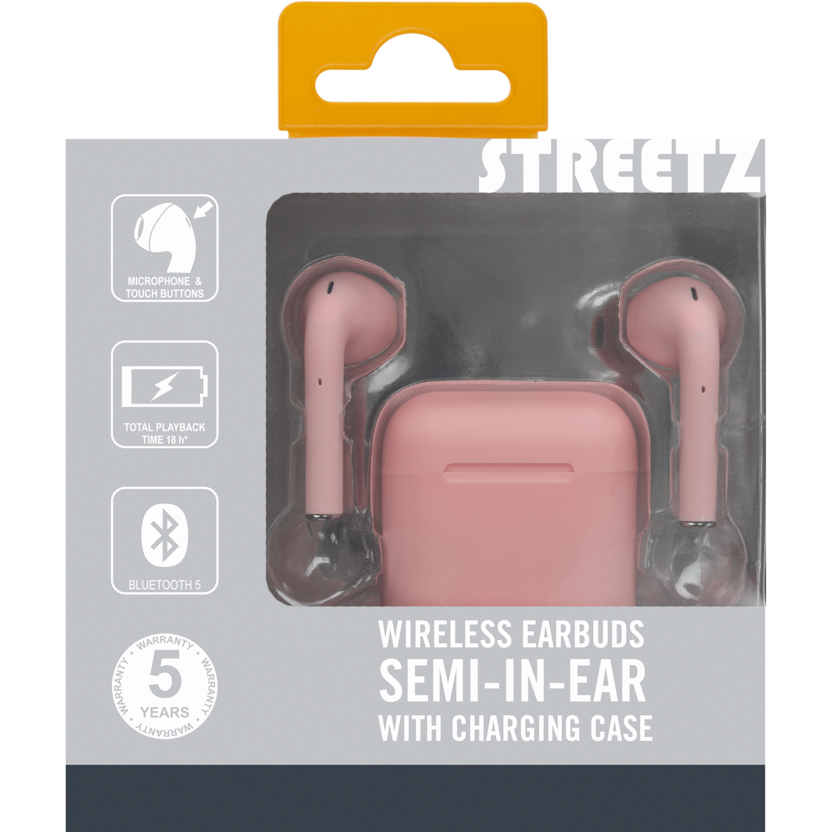 Streetz True Wireless Ear Buds - Pink [Accessories]