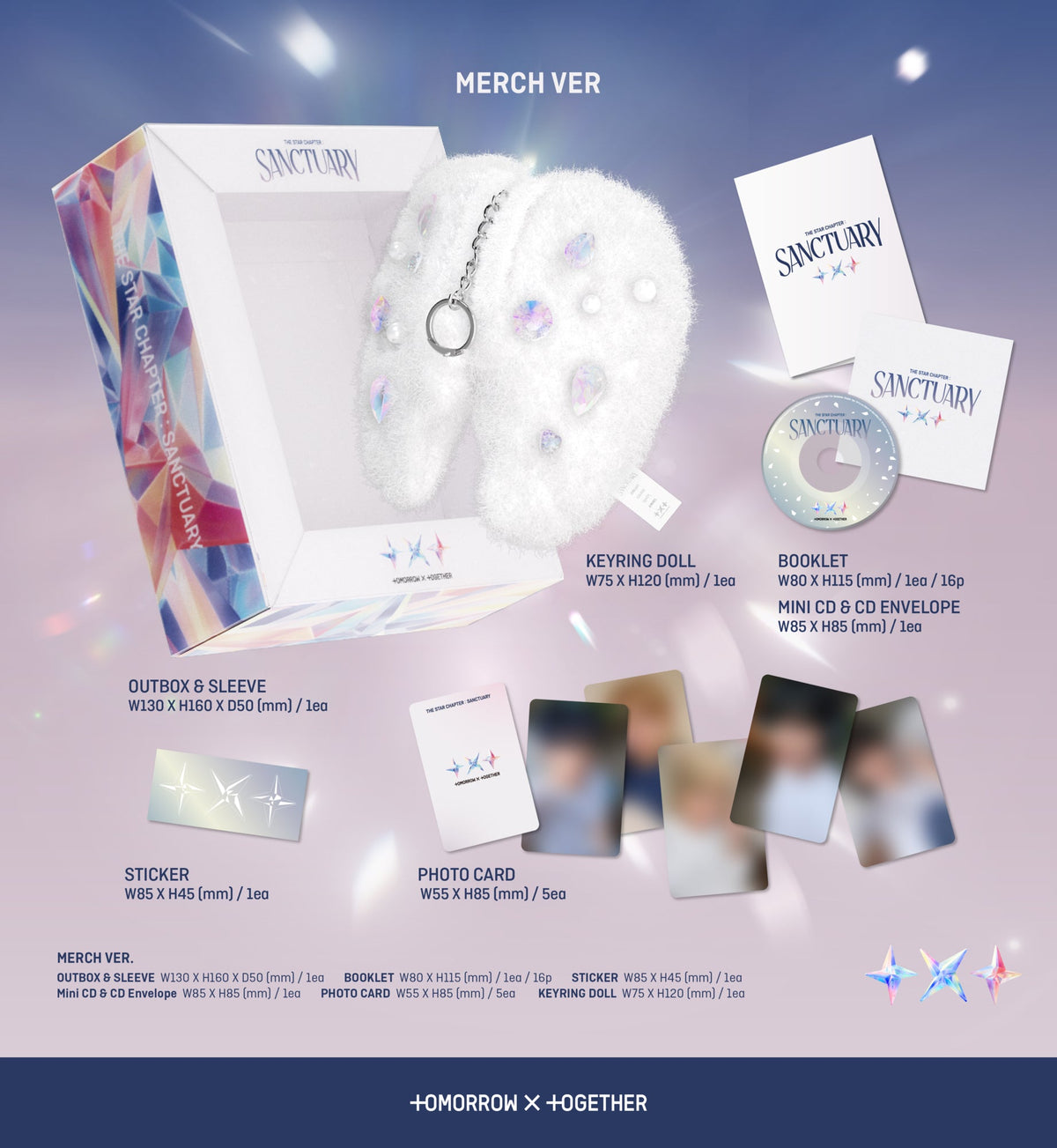 The Star Chapter: SANCTUARY (MERCH Ver.) - TOMORROW X TOGETHER [CD]