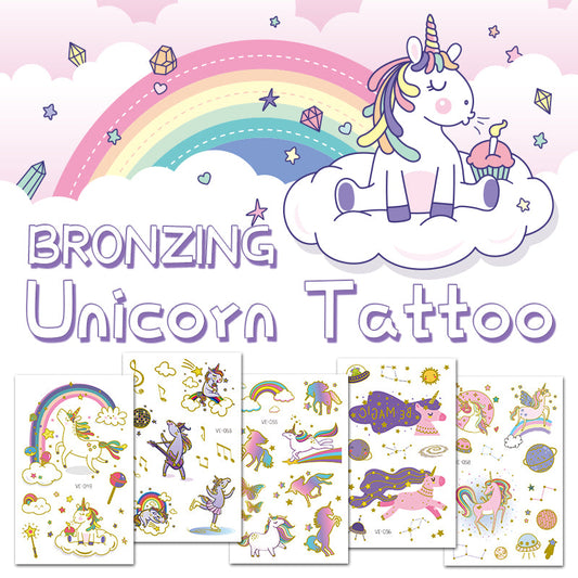 20 pieces unicorn VE temporary tattoo sticker