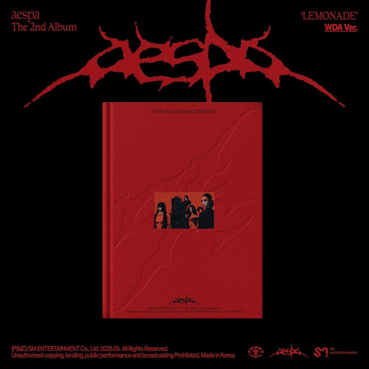 The 2nd Album 'LEMONADE' (WDA Ver.) - aespa [CD]
