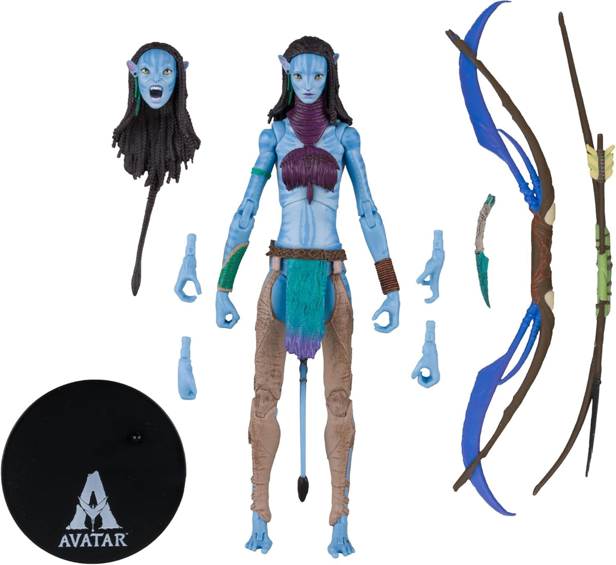Avatar Fire and Ash 7 Inch Action Figure Exclusive - Neytiri Omatikaya Warrior #02