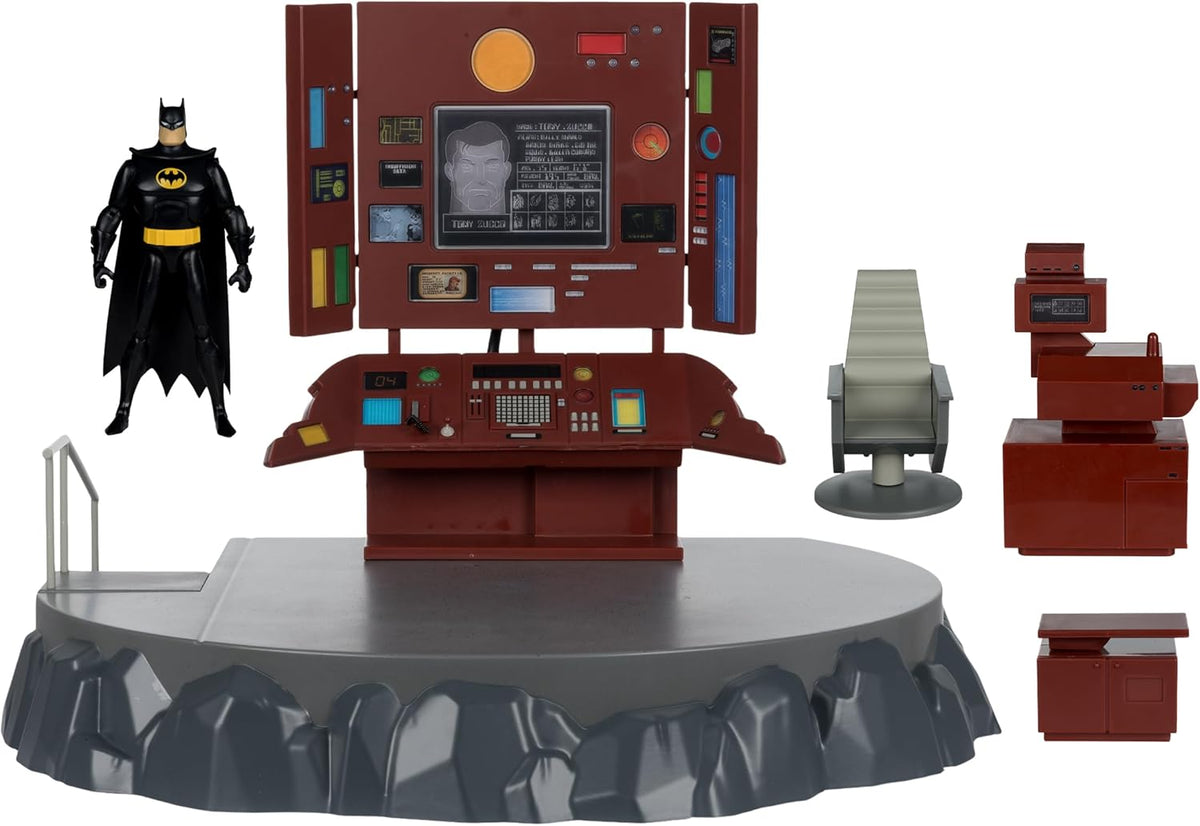 Batman The Animated Series 6 Inch Scale Playset Exclusive - The Batcave Playset Gold Label
