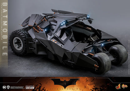 Batman The Dark Knight Trilogy 28 Inch Vehicle Figure 1/6 Scale - Batmobile Hot Toys 908080 (Previously Opened Missing Poster Sheet and Mailer Box)