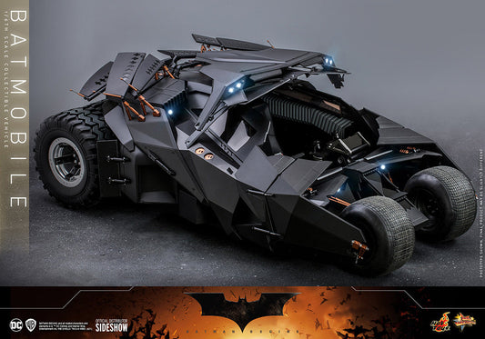 Batman The Dark Knight Trilogy 28 Inch Vehicle Figure 1/6 Scale - Batmobile Hot Toys 908080 (Previously Opened Missing Poster Sheet and Mailer Box)