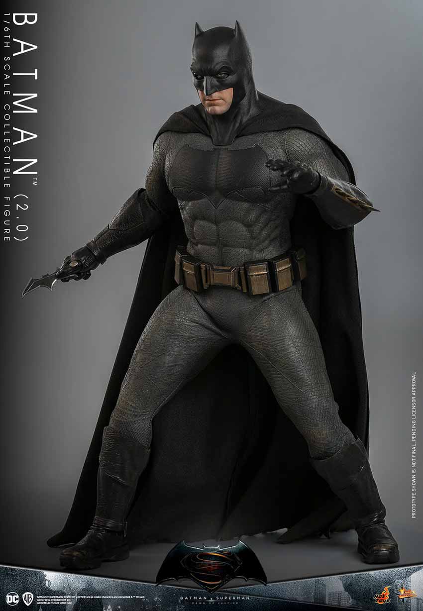 Batman v Superman Dawn of Justice 12 Inch Action Figure 1/6 Scale - Batman 2.0 Hot Toys 212970