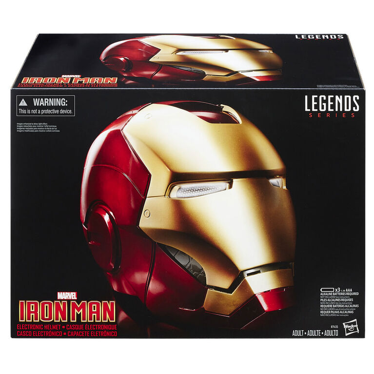 Marvel Legends Gear Prop Replica Prop Replica - Iron Man Helmet (Damaged Packaging)