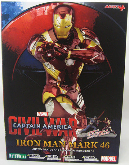 Captain America Civil War 9 Inch Statue Figure ArtFX+ - Iron Man Mark 46