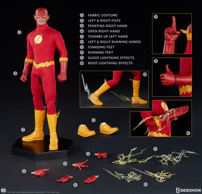 DC Comics Collectible 12 Inch Action Figure 1/6 Scale Series - The Flash Sideshoww 100237