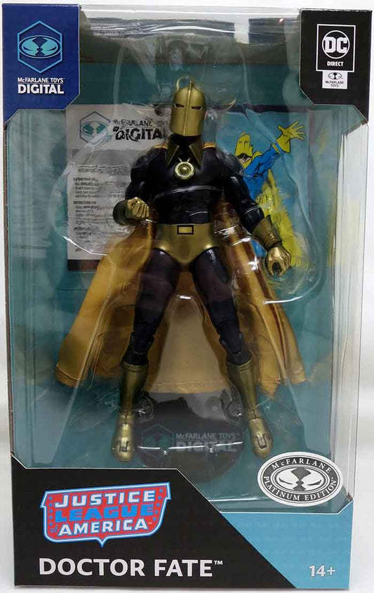 DC Direct Digital DC The Silver Age 7 Inch Action Figure Exclusive - Doctor Fate Platinum