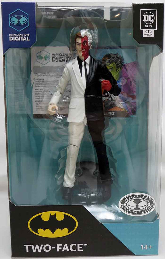 DC Direct Digital DC The Silver Age 7 Inch Action Figure Exclusive - Two-Face Platinum