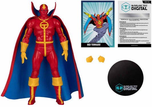 DC Direct Digital 7 Inch Action Figure Wave 6 - Red Tornado